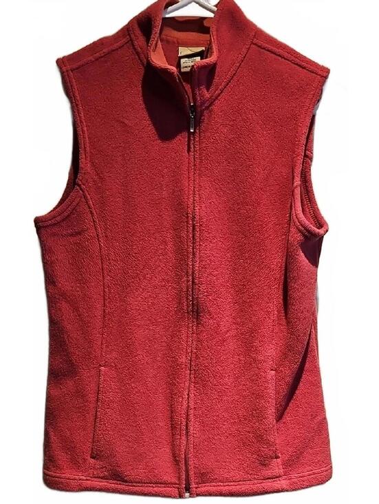 L.L. Bean Jackets & Blazers - L.L. Bean Pink Fleece Vest Size S
